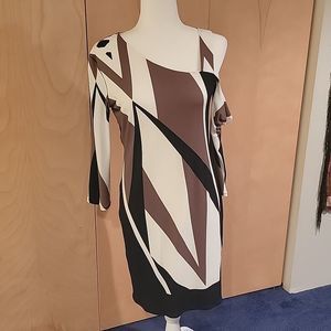 Eva Varro Colorblock dress